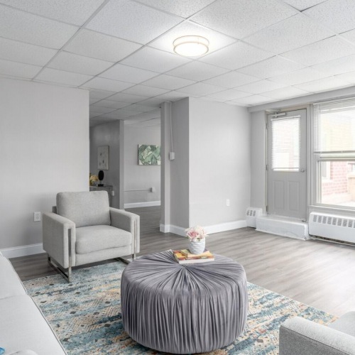 A perfect fit for the whole family a living room with a couch and chairs