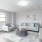 a living room with white walls